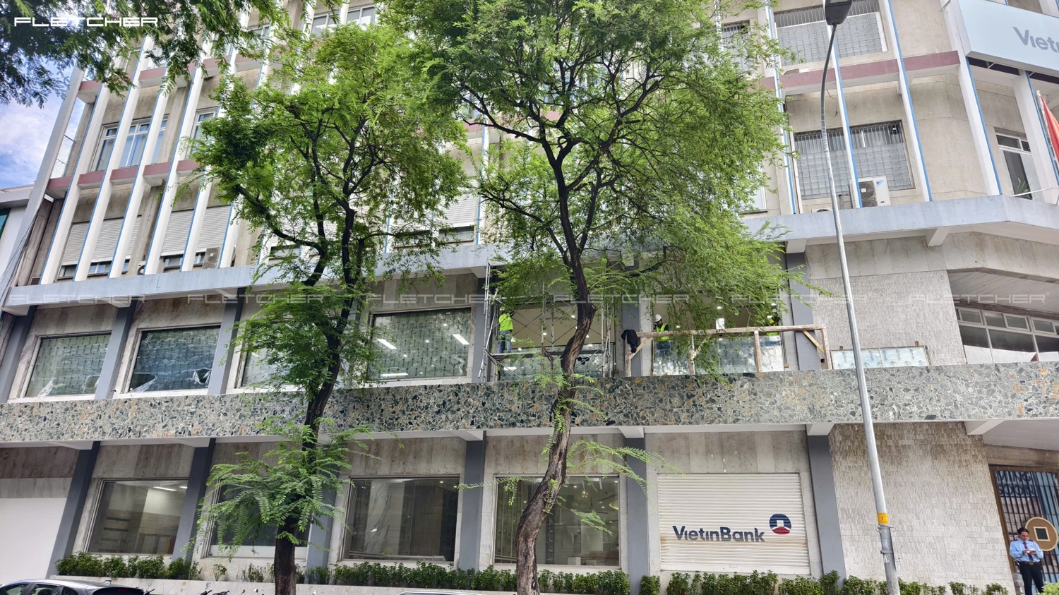Fletcher thi công tại dự án Vietinbank