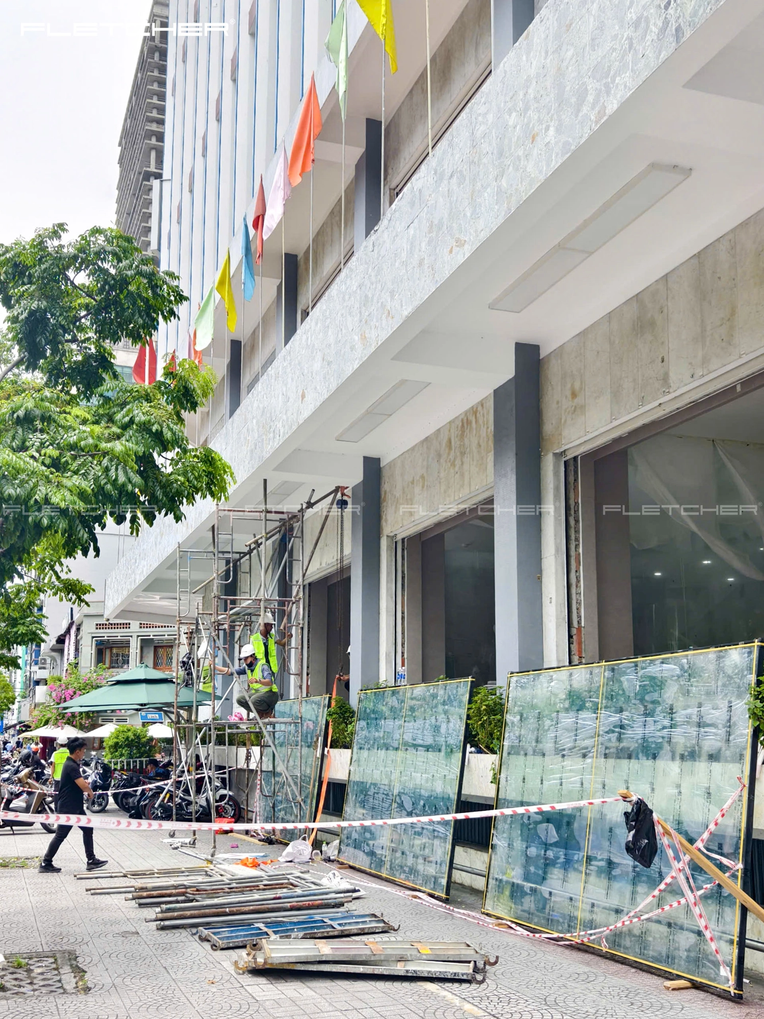 Fletcher thi công tại dự án Vietinbank