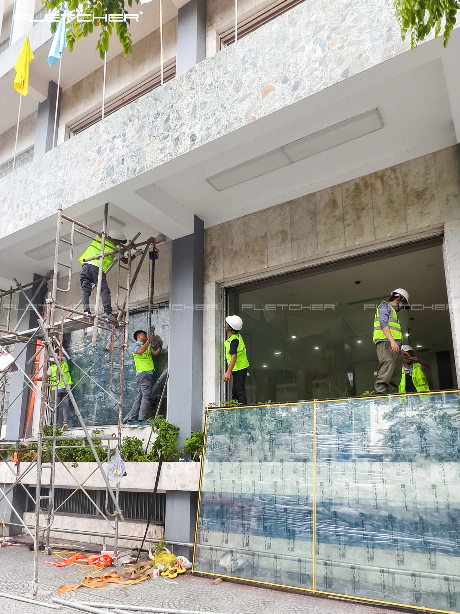 Fletcher thi công tại dự án Vietinbank