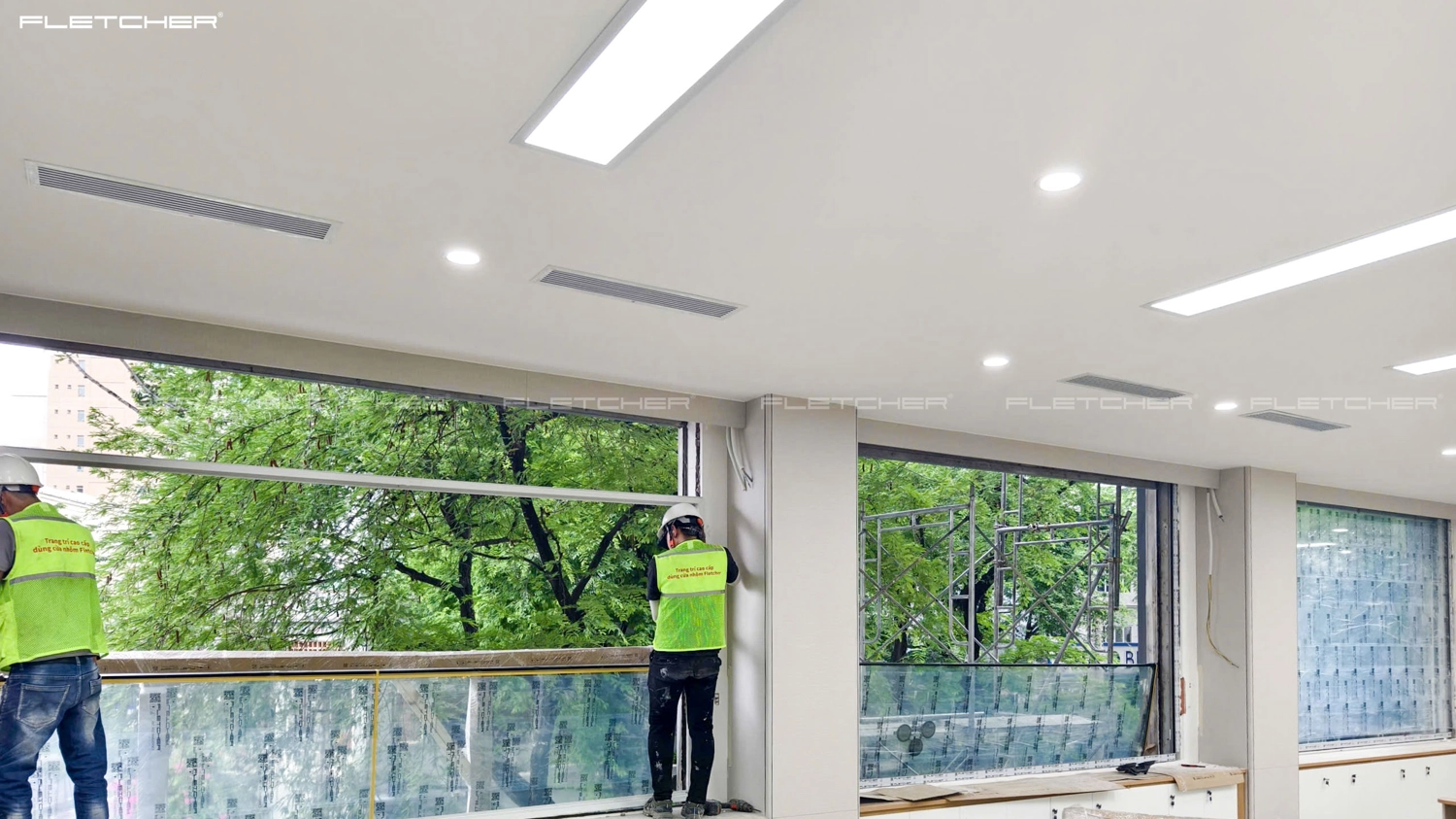 Fletcher thi công tại dự án Vietinbank