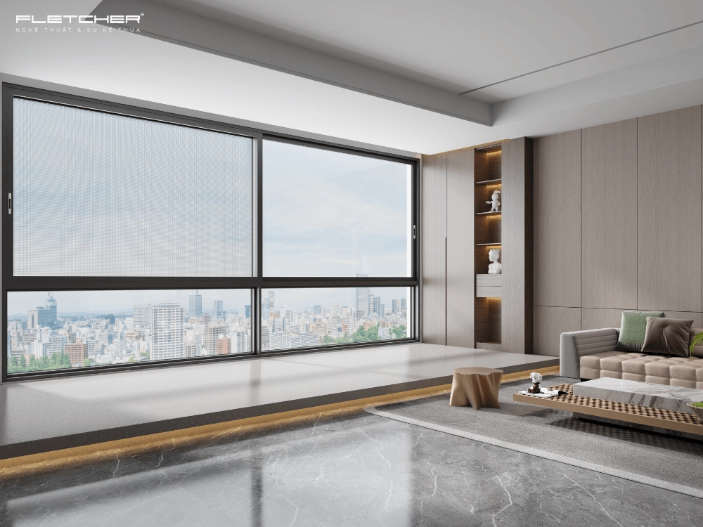 Ứng dụng của hệ cửa nhôm kính đồng bộ Fletcher cho khách sạn, resort