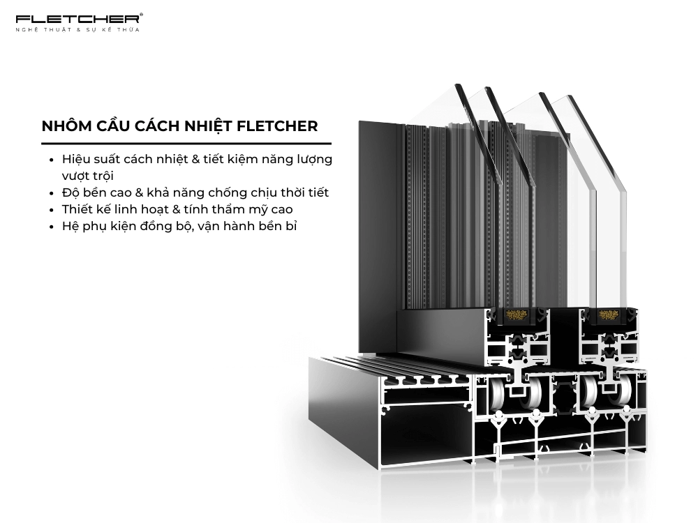 Vì sao nhôm cầu cách nhiệt Fletcher được ưa chuộng?
